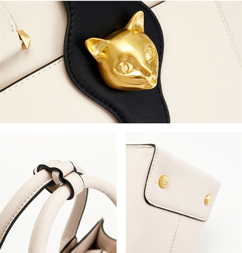Large-capacity Cat Head Fashion All-match Messenger Bag
