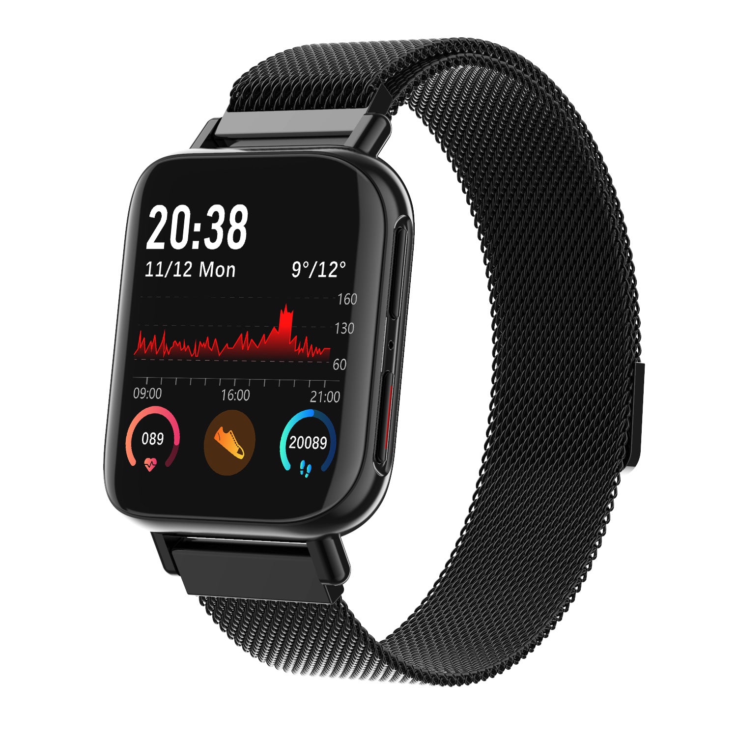Smart Watch Heart Rate Blood Pressure Exercise Step Counter