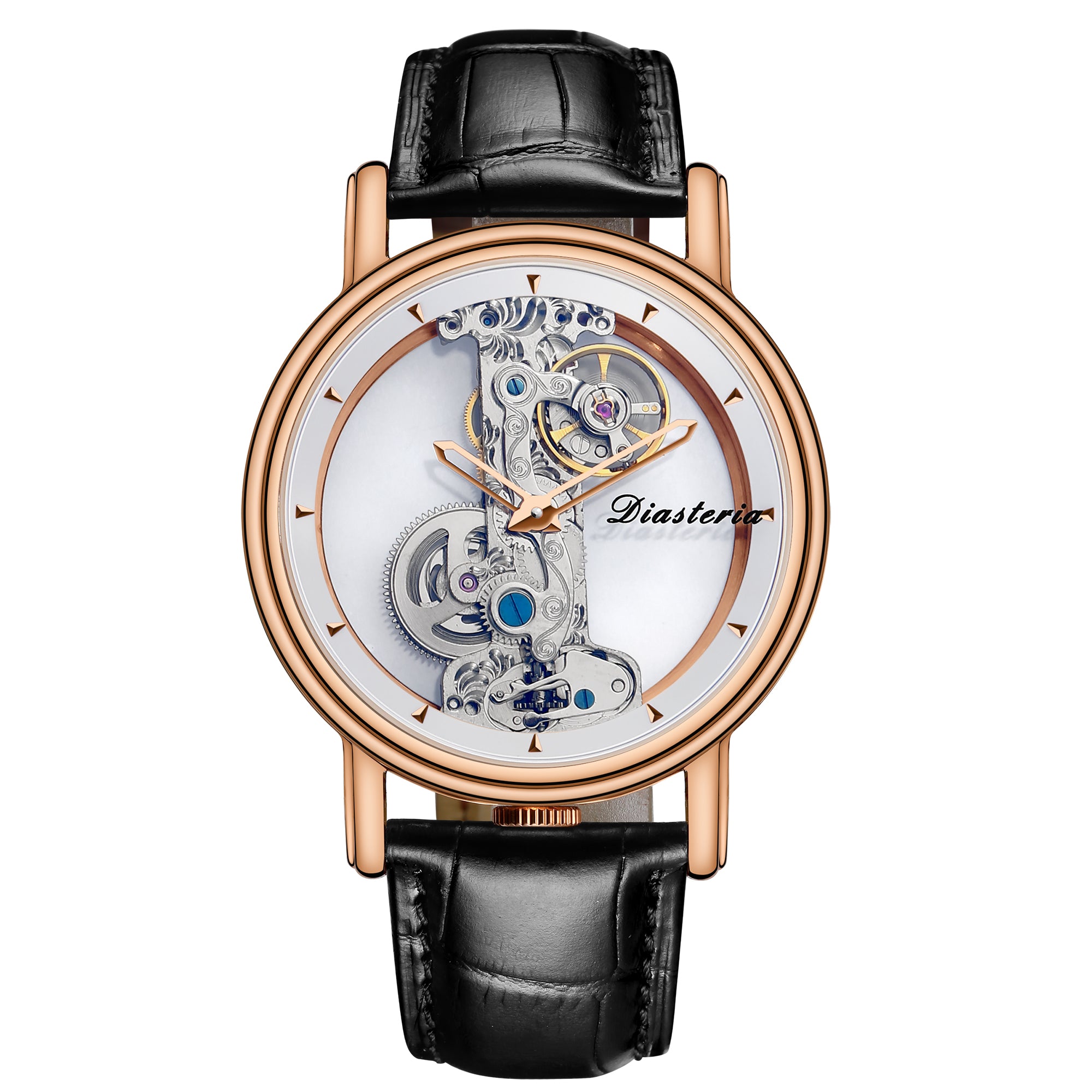 Double-sided hollow men's automatic mechanical watch