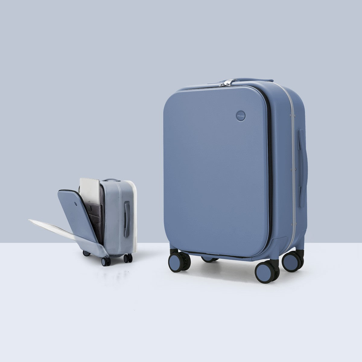 Front Opening Boarding 20 Suitcase Aluminum Frame