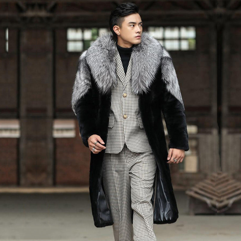 Men's Fur Jacket Mink Thermal Top