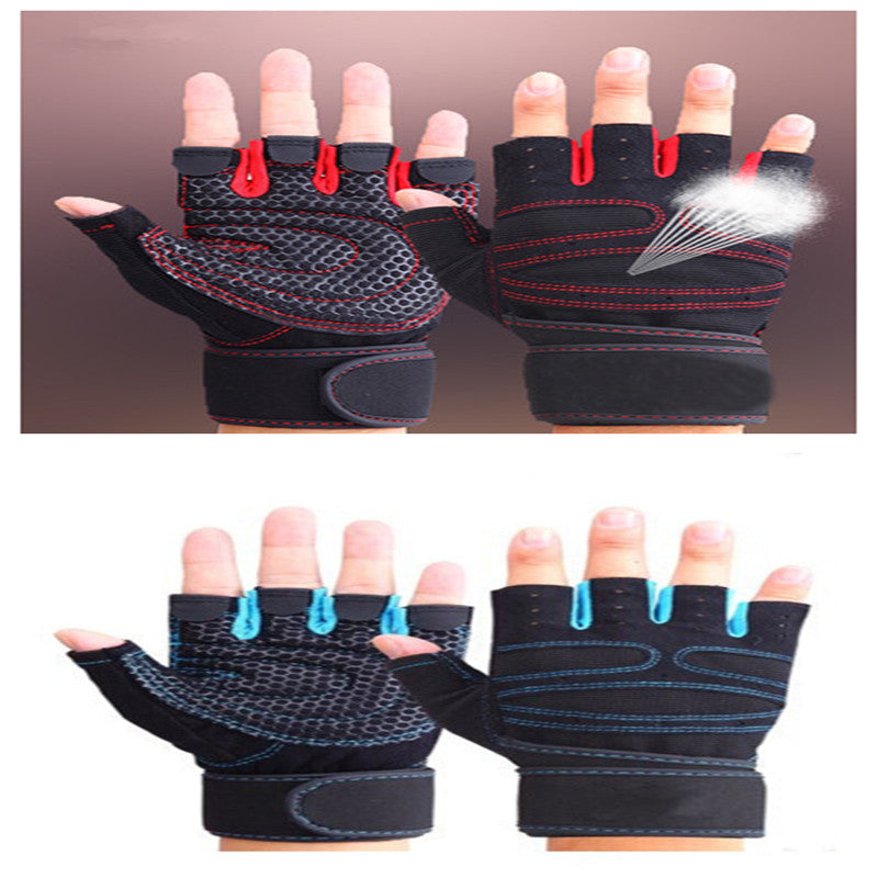 Sports fitness microfiber gloves