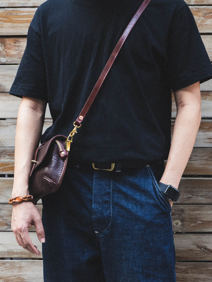 Vintage Leather One-shoulder Messenger Bag