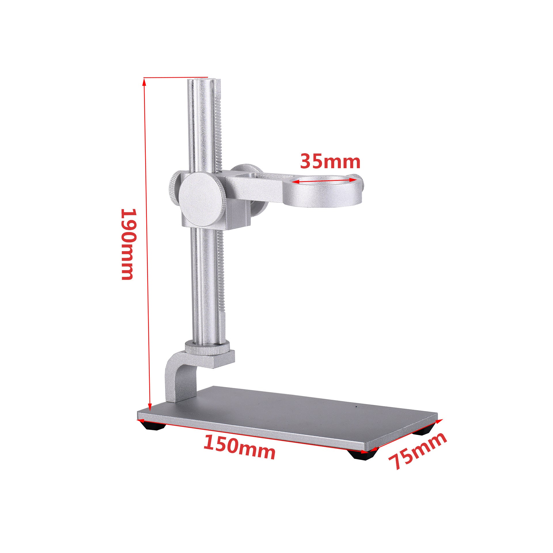 Aluminum Alloy Lifting Small Bracket For Electronic Digital Microscope