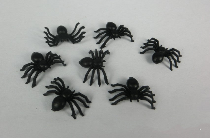 Small Toy Black Plastic Toy Spider