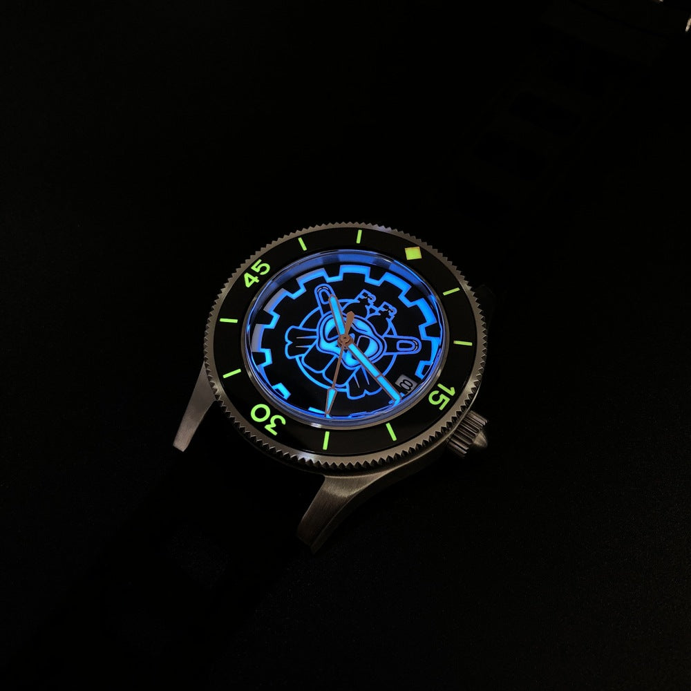 Luminous Canned Food Mechanical Watch