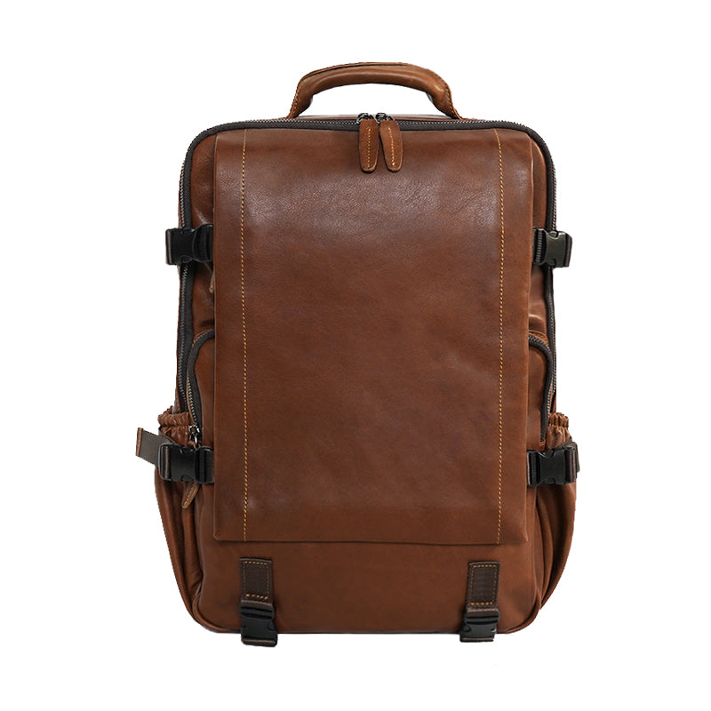 Men's Fashion Handmade Leather Business Backpack