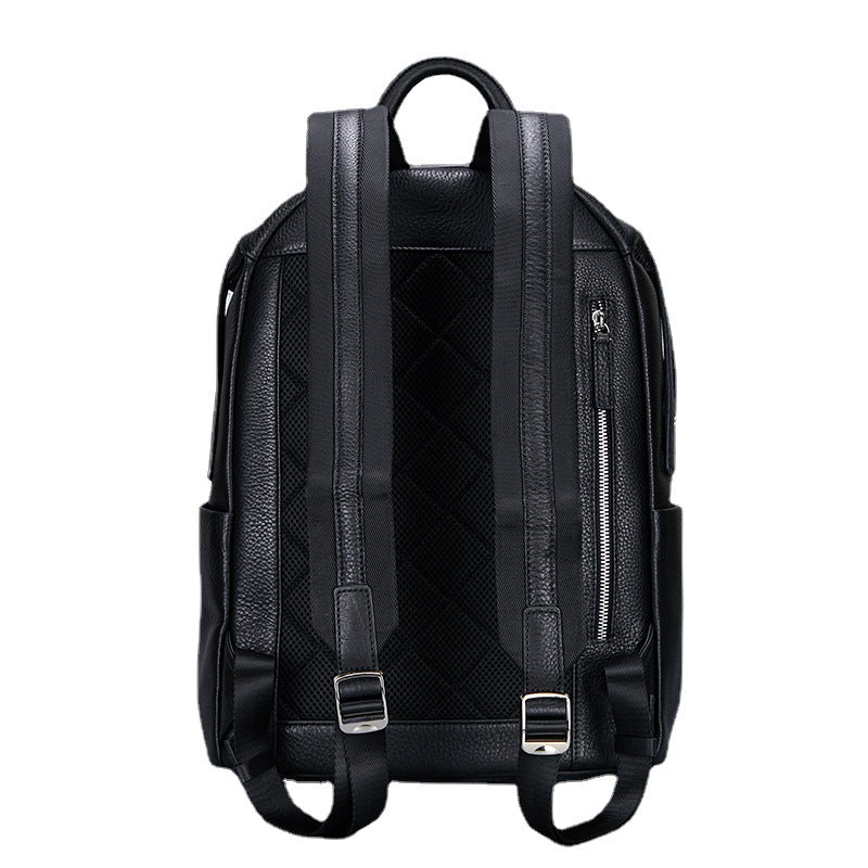 Men's Retro Casual Top Layer Cowhide Backpack