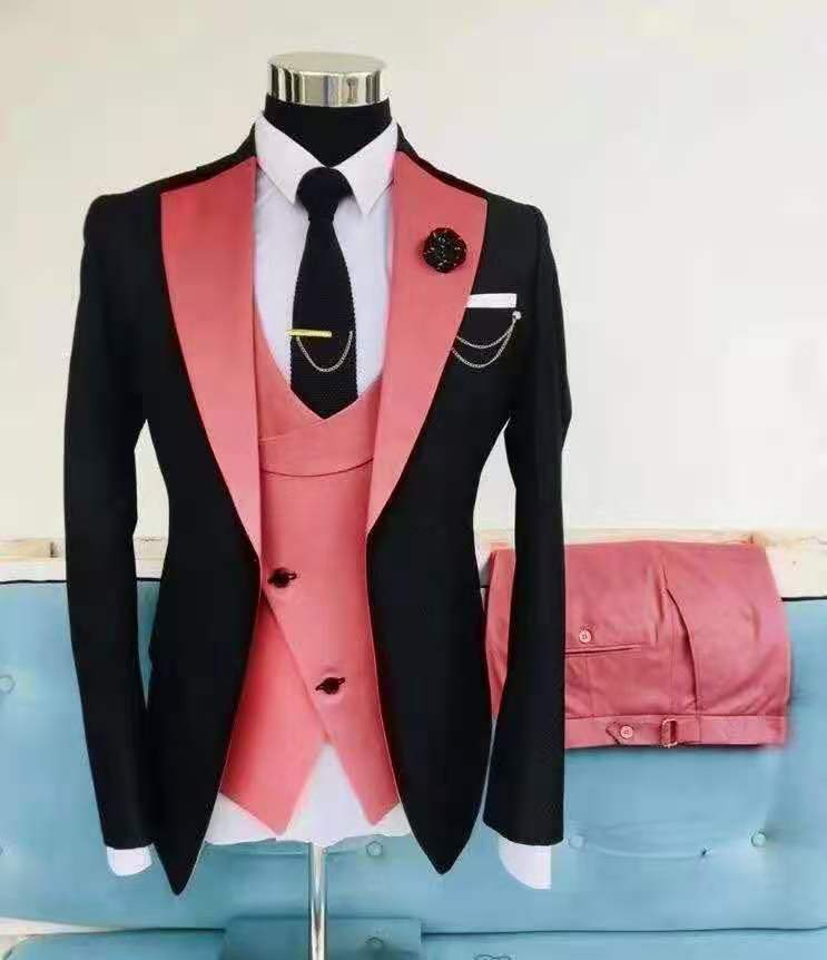 Two-piece wedding formal suit for the groom