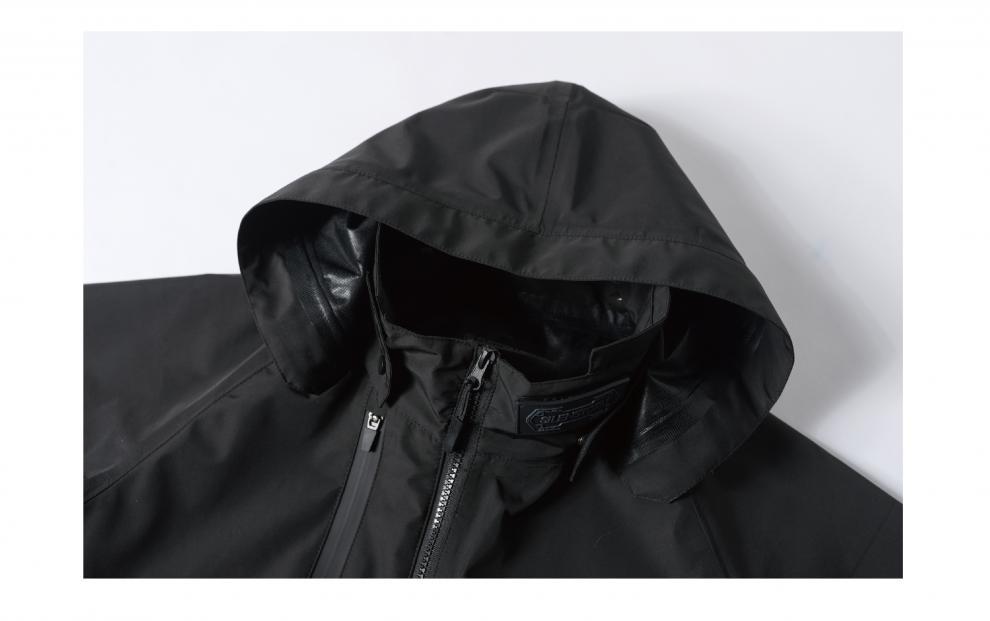 Waterproof Hot Air Seam Sealed Mechanical Shell Jacket Overalls Battle Suit Men's Coat Hooded Jacket