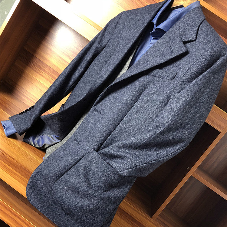 Vintage Wool Tweed Suit Tweed Coat
