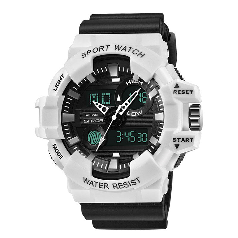 Fashion sports waterproof men's electronic watch
