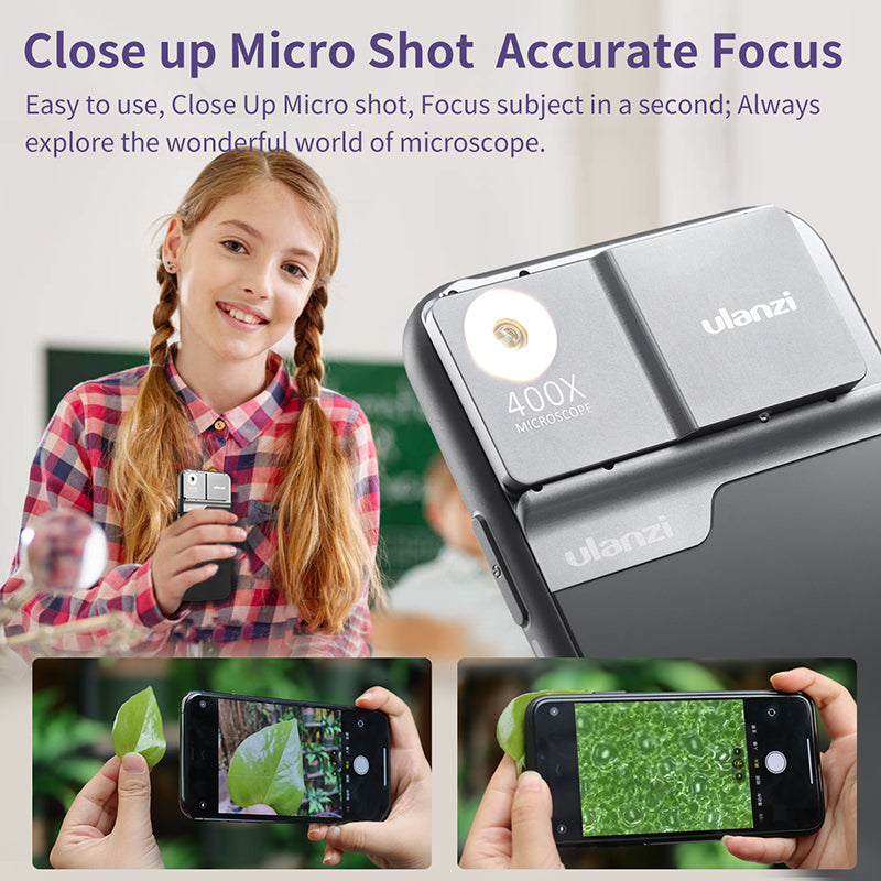 Mobile Phone Case With Microscope Lens
