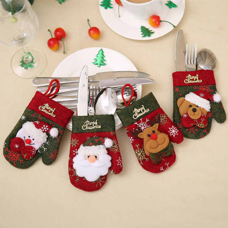 Christmas decorations restaurant table decorations