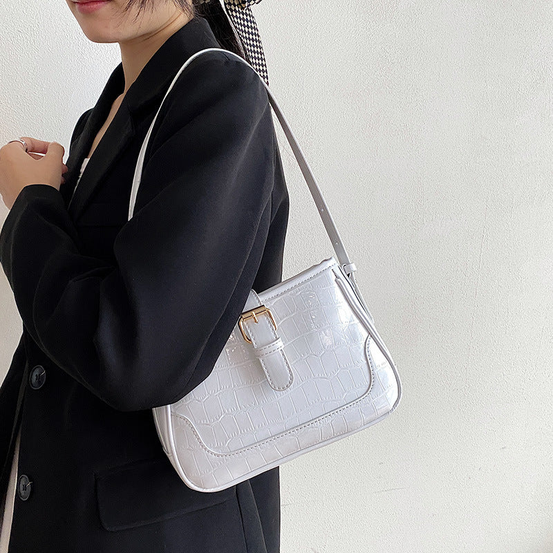 Retro All-in-one Female Texture Single Shoulder Crossbody Bag
