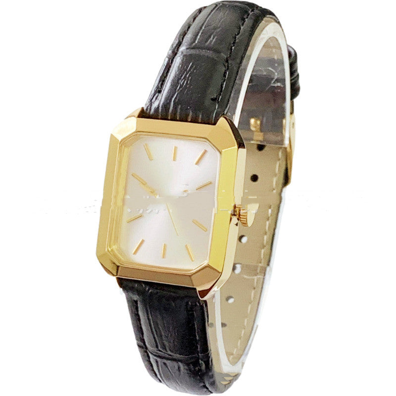 Fashion Casual Belt Square Dial Watch