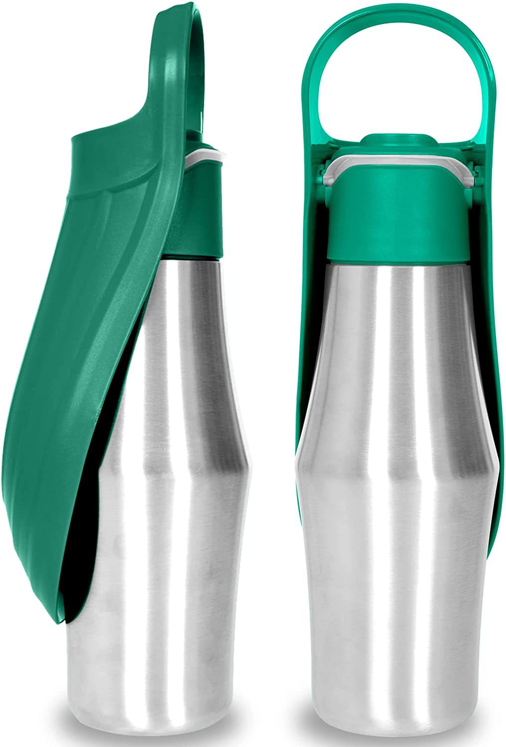 Portable Pet Water Bottle: Leaf Design for Outdoor Travel