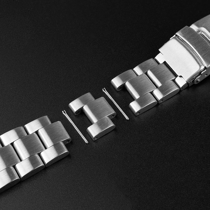 Diving Watch: Solid Stainless-Steel Bracelet with Five Beads