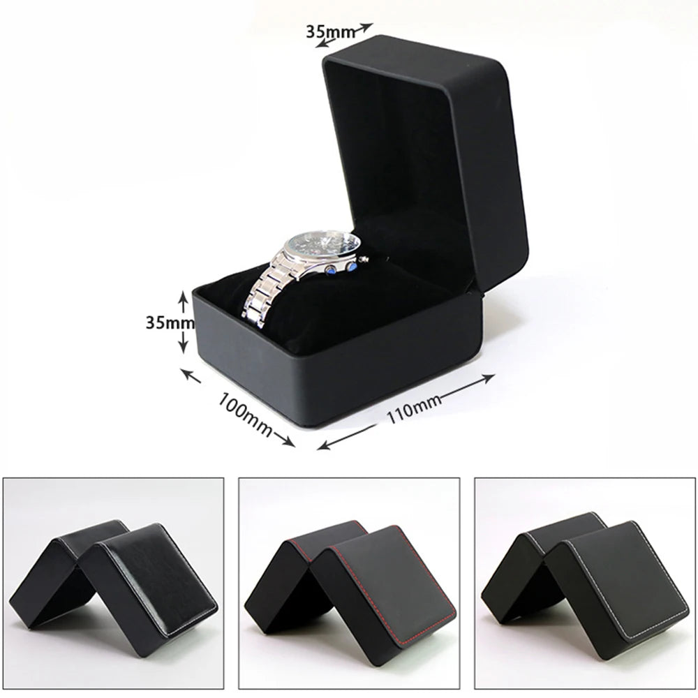 PU Leather Watch Packaging Box and Jewelry Organizer