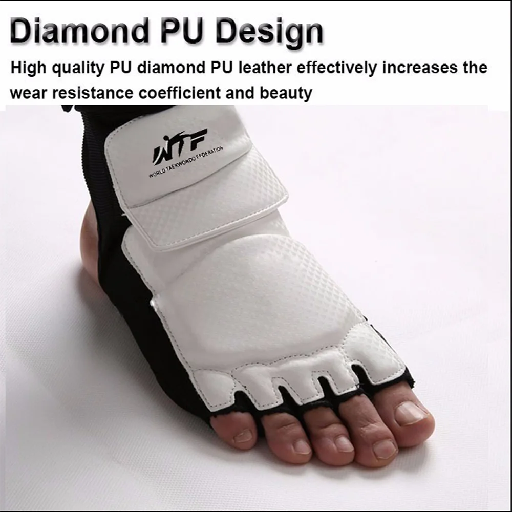 Adult Child Protect Socks Taekwondo Foot Protector Ankle Support Fighting Foot Gloves Guard Kickboxing Boot WTF Approved Protect