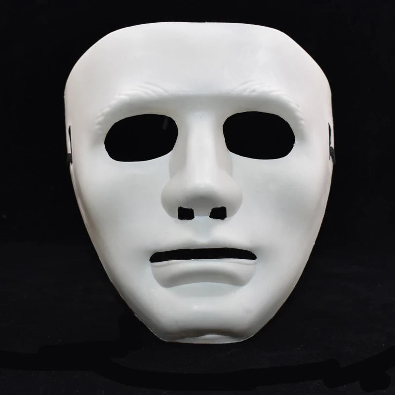 Movie Masquerade Anonymous Face Mask Halloween Party Cosplay Masks Props for Adult Kids Film Theme Mask Anime Costumes Supplies