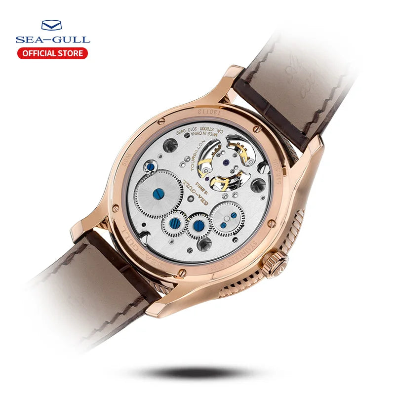 Seagull Men's Tourbillon Manual Mechanical Watch 518.930