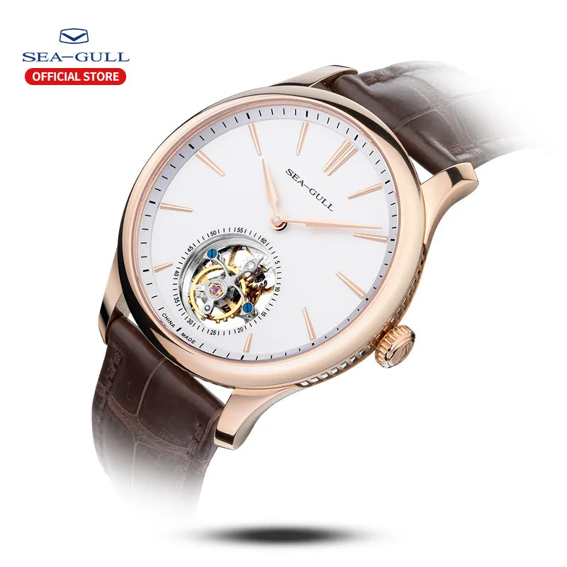 Seagull Men's Tourbillon Manual Mechanical Watch 518.930