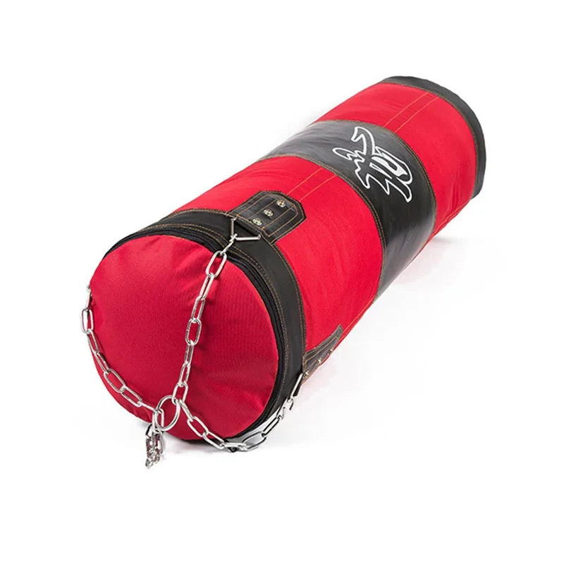 60-120CM Sturdy Boxing Bag for Home Gym Hook Hanging Punching Bag Sandbag Crossfit 80CM Empty-Heavy Kick Muay Thai Sand Bag