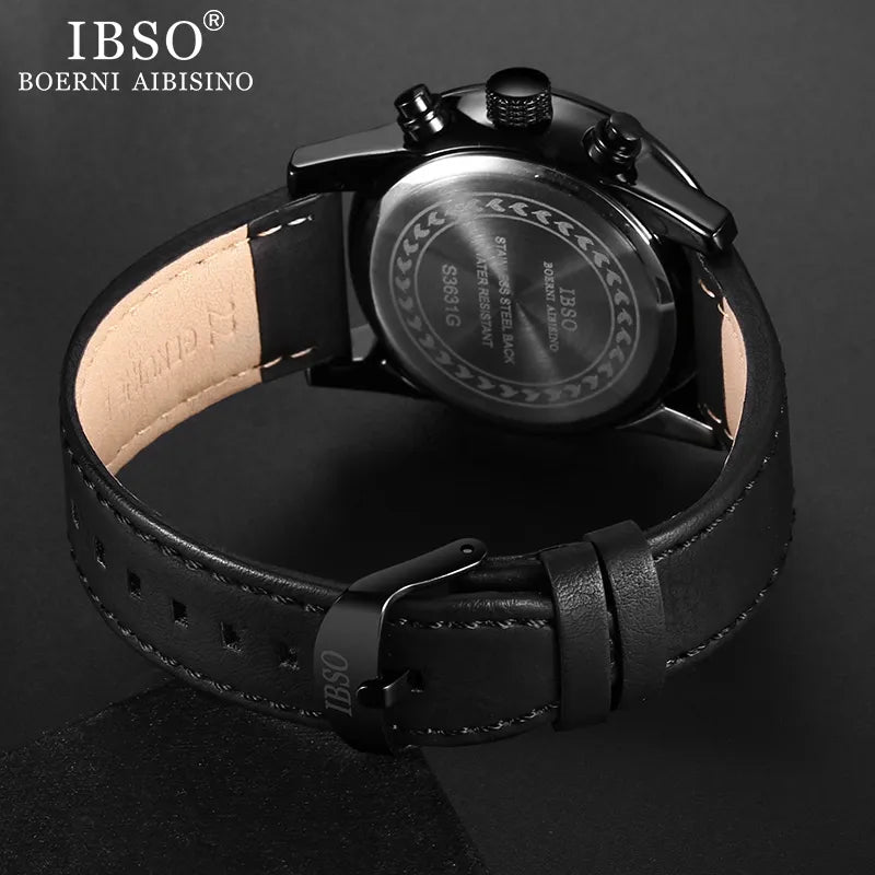 IBSO Men's Skull Gothic Quartz Watch - 3631