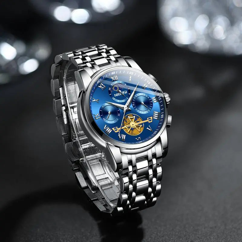 NIBOSI Men's Luxury Chronograph Sports Watch - 2507