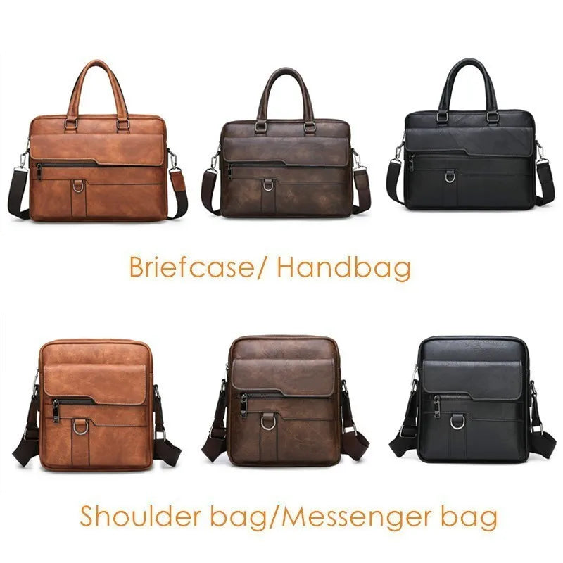 Office Laptop Bag Travel Briefcase Male Shoulder Bag Water Resistant Business Messenger Briefcases for Men and Women Tote Bags