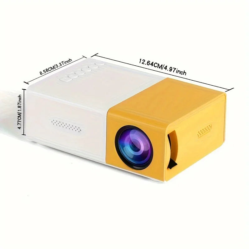 YG300 HD Mini Projector for Home Theater and Outdoor Camping