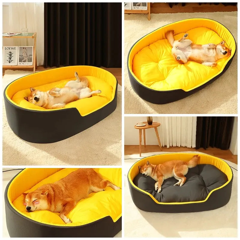 Four-Season Pet Bed for Extra Large Dogs: Cozy Sofa Kennel in Sizes S to XXL