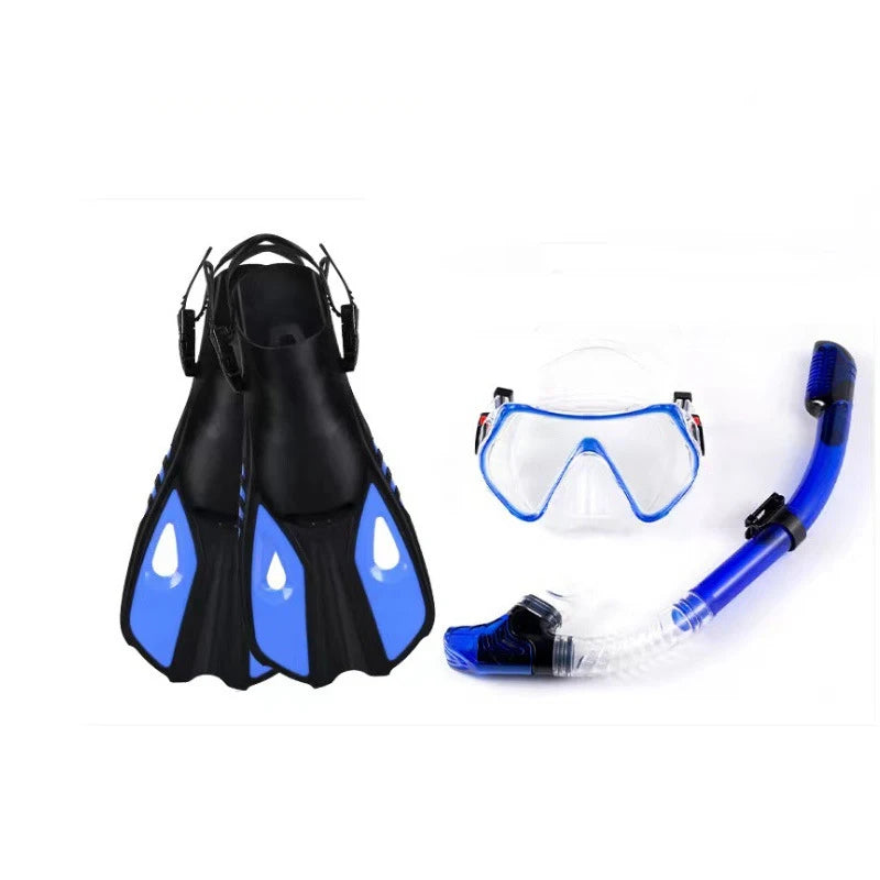 Oulylan Swimming Flippers Diving Fins Snorkeling Goggles Dive Snorkel Equipment Scuba Diving Swimming Fins Set Adult Flippers