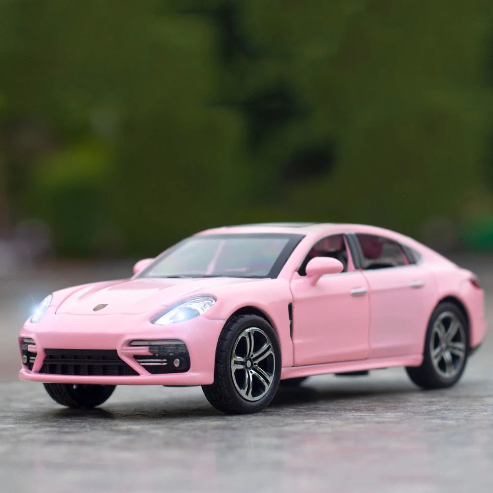 Diecast 1:32 Toy Cars Alloy Simulation Model Panamera Metal Vehicles Children Gifts Birthday Collection Miniature Boys Hottoys