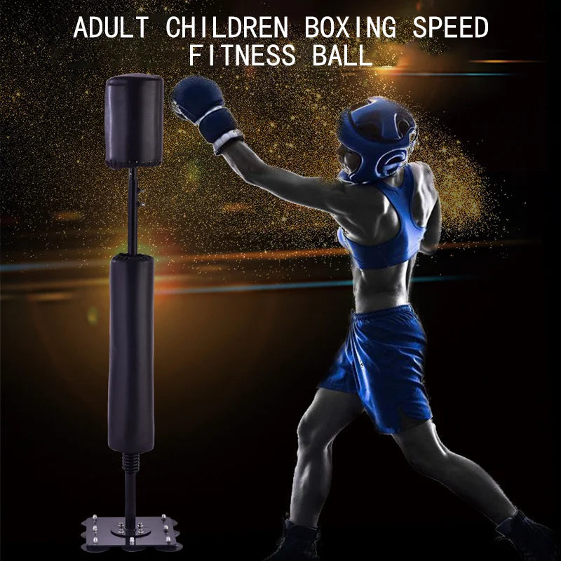Boxing Punching Bag Standing 165cm Height Adjustable Kickboxing Sandbag Boxing Speed Ball Training Exercise Fitness Equipment