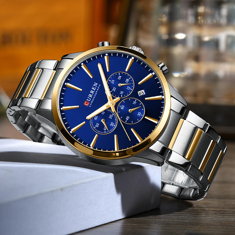 CURREN Luxury Sport Chronograph Men's Watch - CUR8435-SGBE