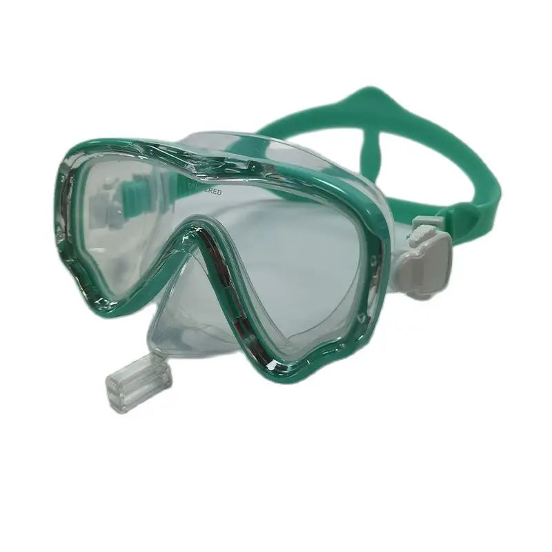 Kids Swim goggles Diving Snorkel Mask with Nose Cover  Swimming Goggles for Boys Girls Youth 5-16