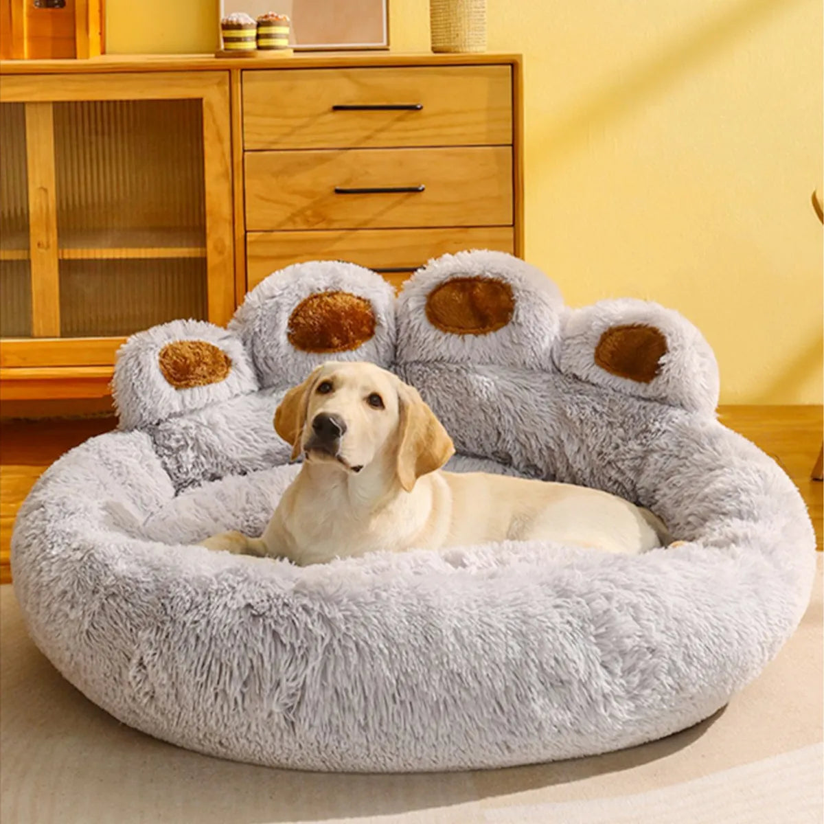 Cozy Pet Sofa Beds: Washable Plush Mats for Small and Large Dogs, Puppies, and Cats