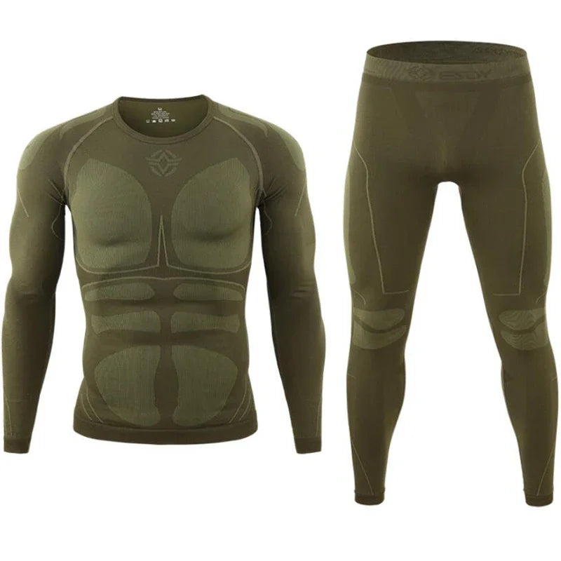 2024 Thermal Underwear Set Compression Sports Suit Long Johns