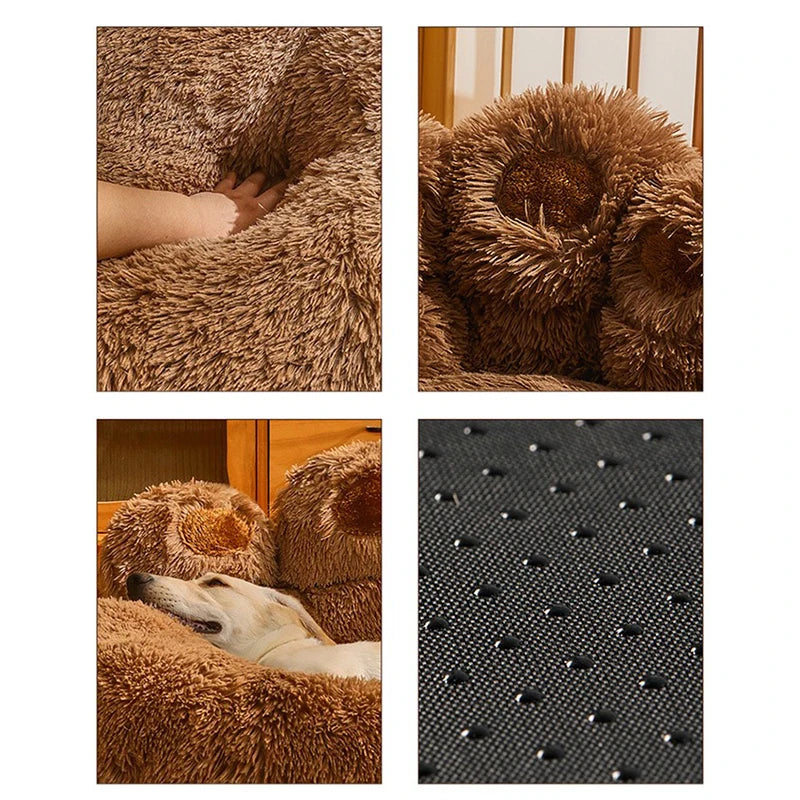 Cozy Pet Sofa Beds: Washable Plush Mats for Small and Large Dogs, Puppies, and Cats