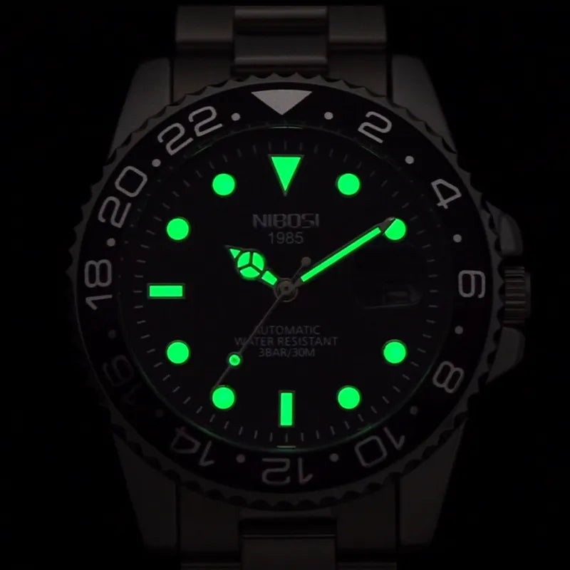 NIBOSI Men's Automatic Diver Mechanical Watch - 2597
