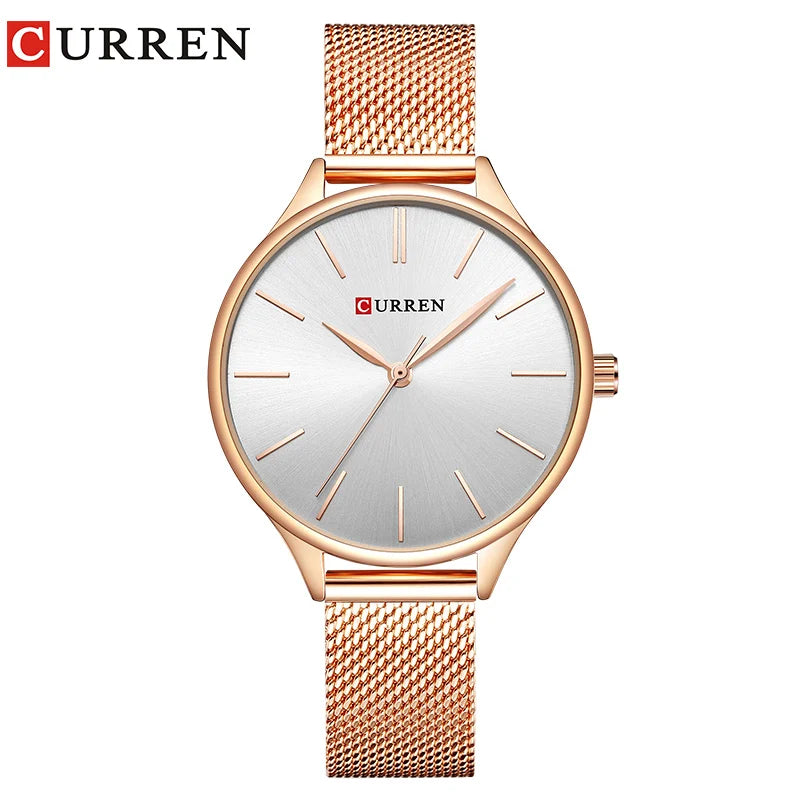 CURREN Simple Women's Bracelet Watch - 9024
