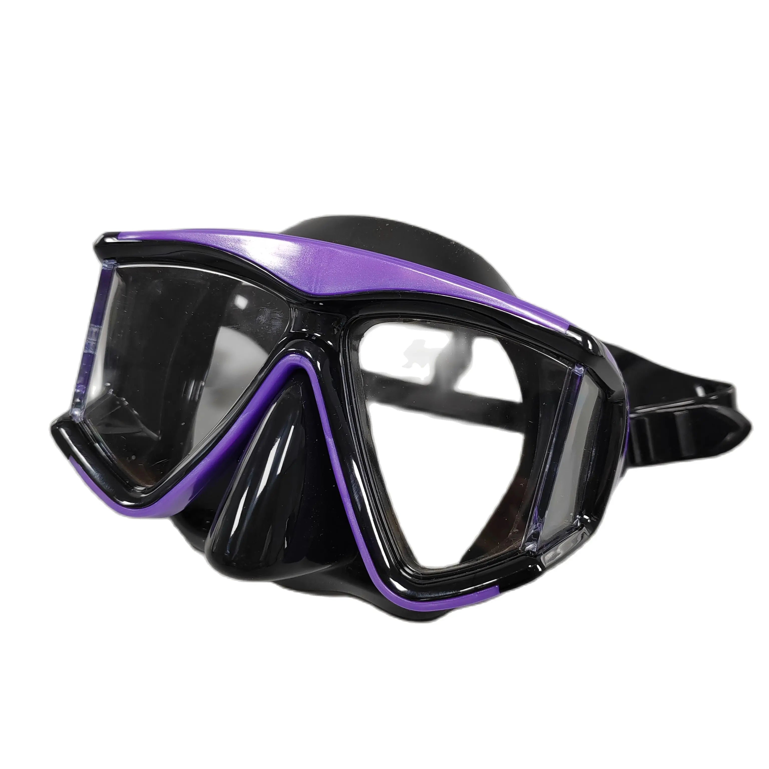 Professional scuba diving mask resin anti-fog snorkeling adult silicone skirt swimming pool equipment