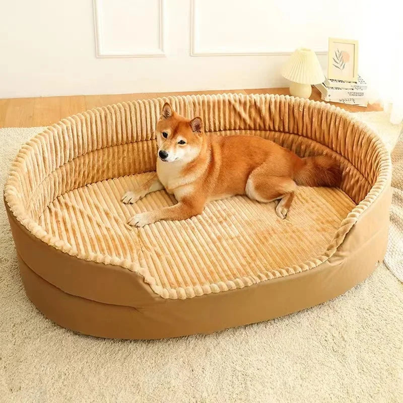 Four-Season Pet Bed for Extra Large Dogs: Cozy Sofa Kennel in Sizes S to XXL