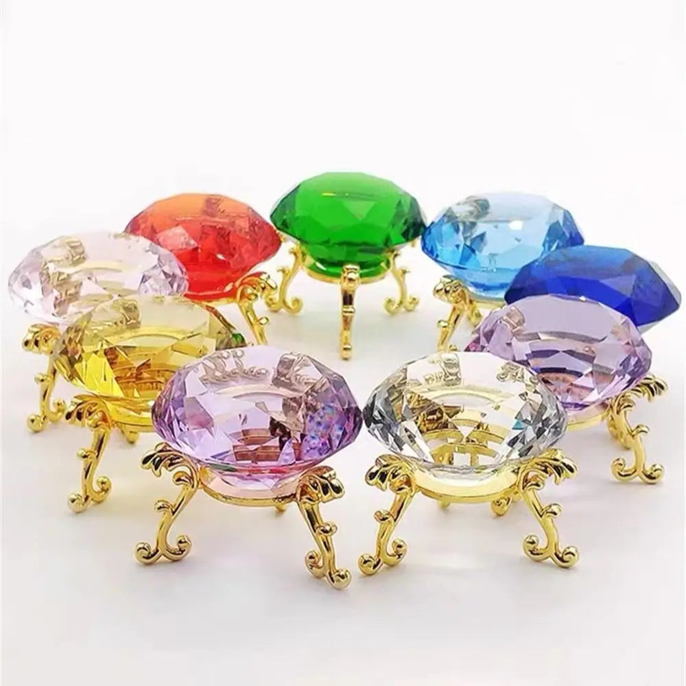 10 Colors Crystal Diamond Paperweight Ornament