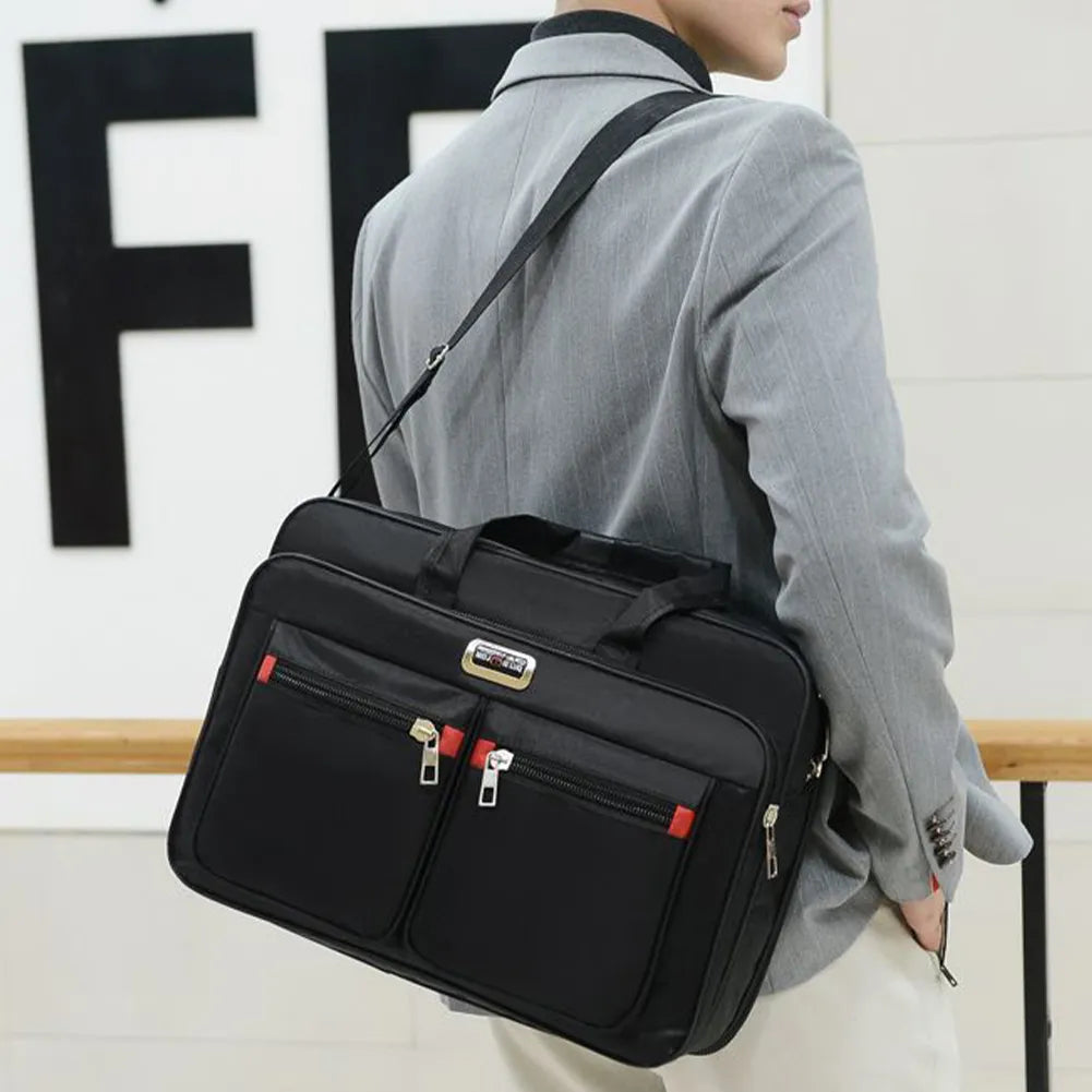 Men Laptop Bag With Shoulder Strap Travel Business Briefcase Bag Casual Shoulder Messenger Bags Office Handbag
