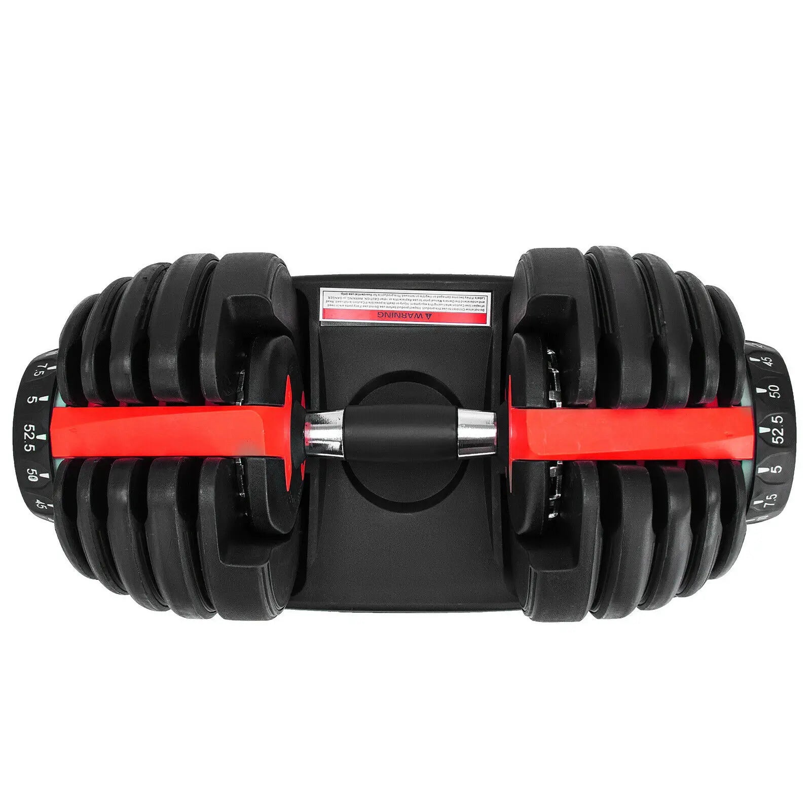 Adjustable Dumbbell Fitness Workouts dumbbells 24KG tone your strength and build your muscles 5-52.5lbs