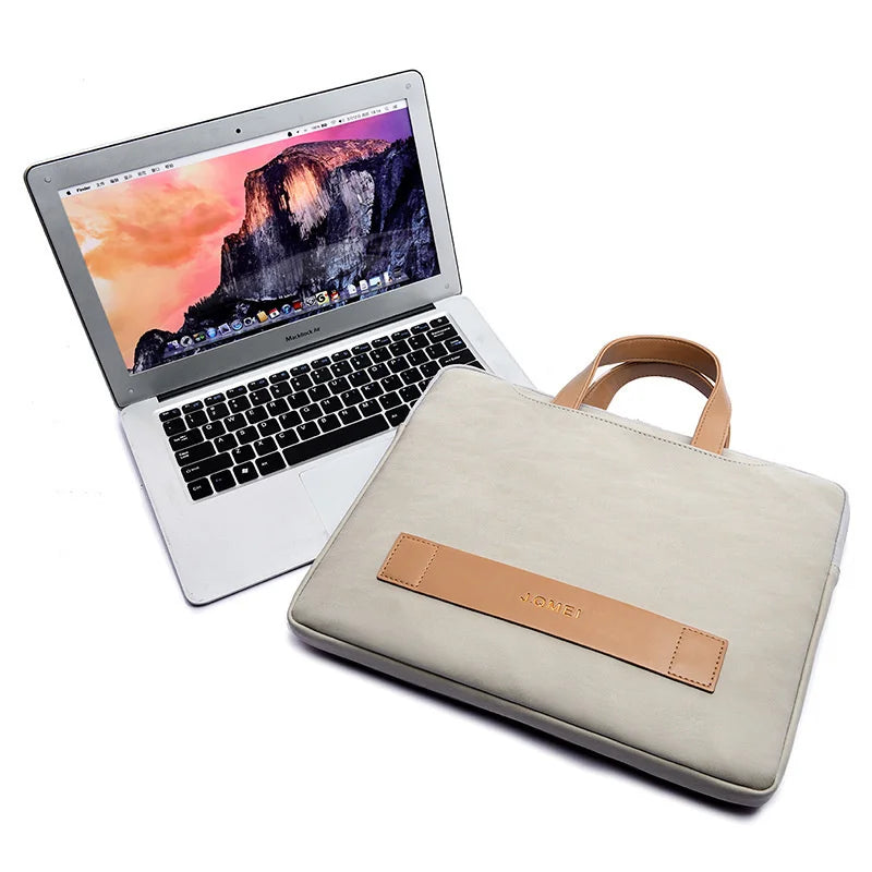 Women Laptop Leather Briefcase Office Bag Portable Ultrathin Computer Handbag Men Messenger Briefcases Notebook Bags Portafolio