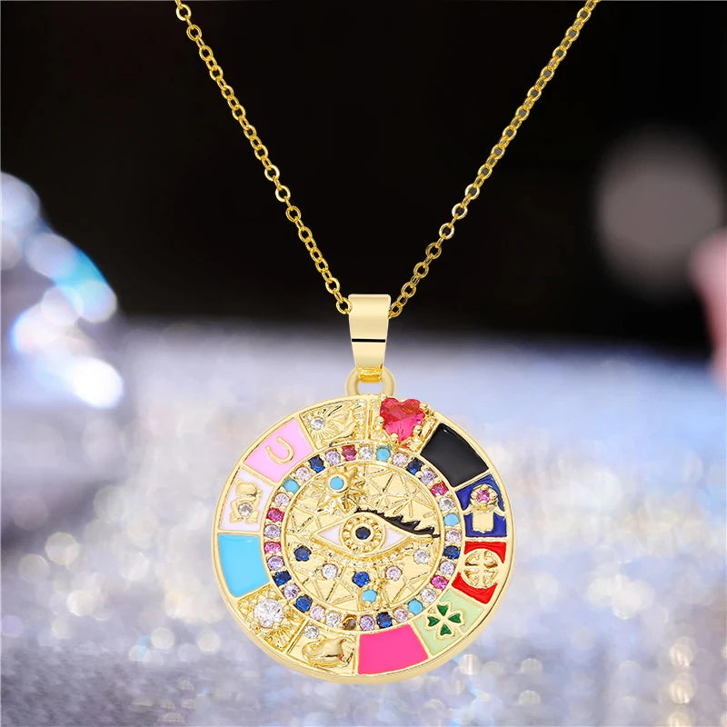 Juya Micro Pave Zircon Butterfly, Cat, and Dog Pendant Necklaces